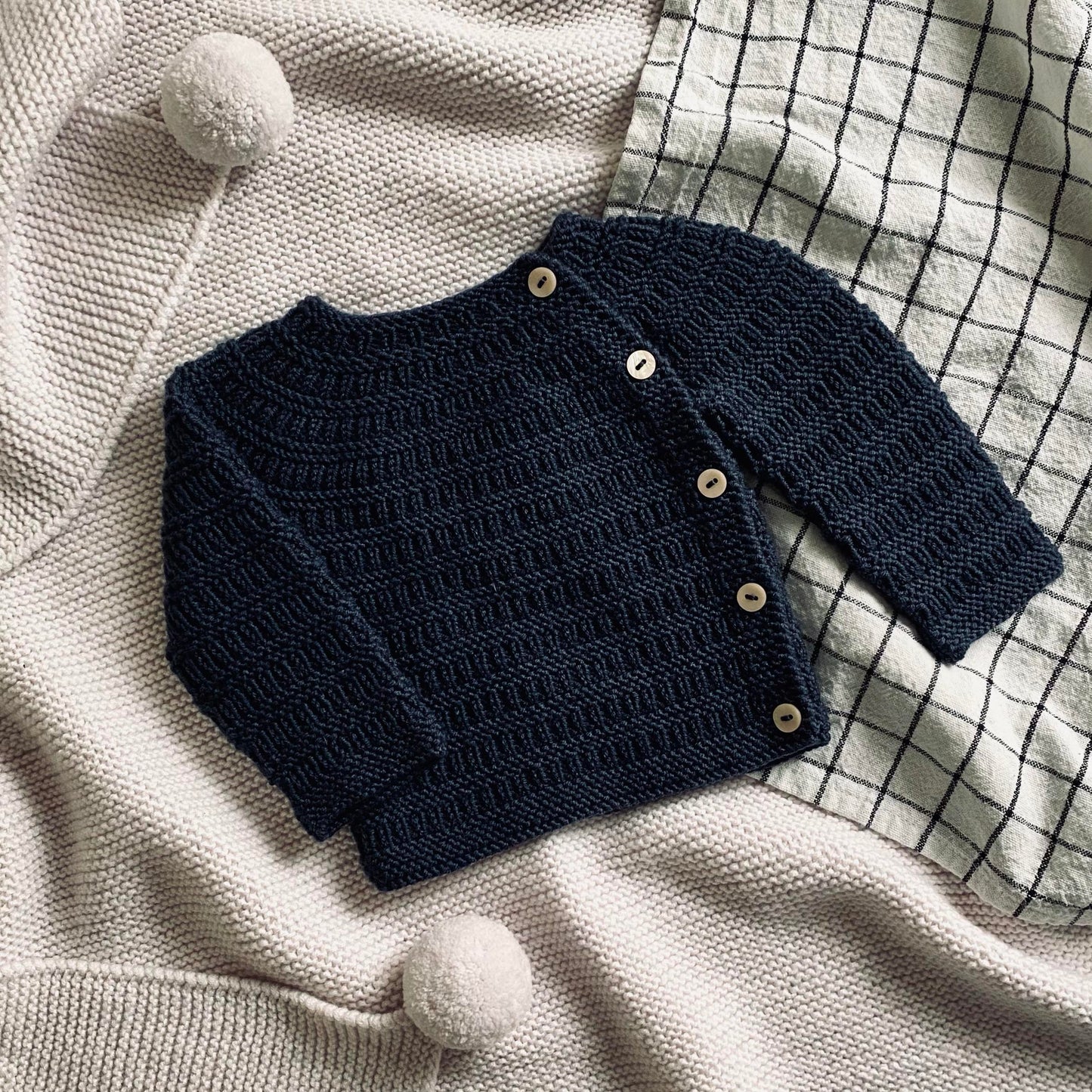 Sorgenfri omslagsjakke Mini 24m/10cm